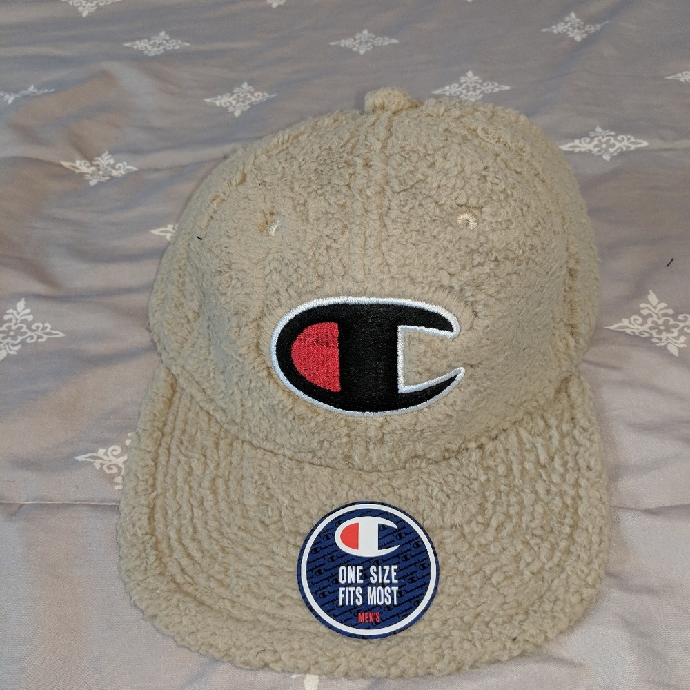 🔥🔥Brand new Champion wool snapback hat w leather